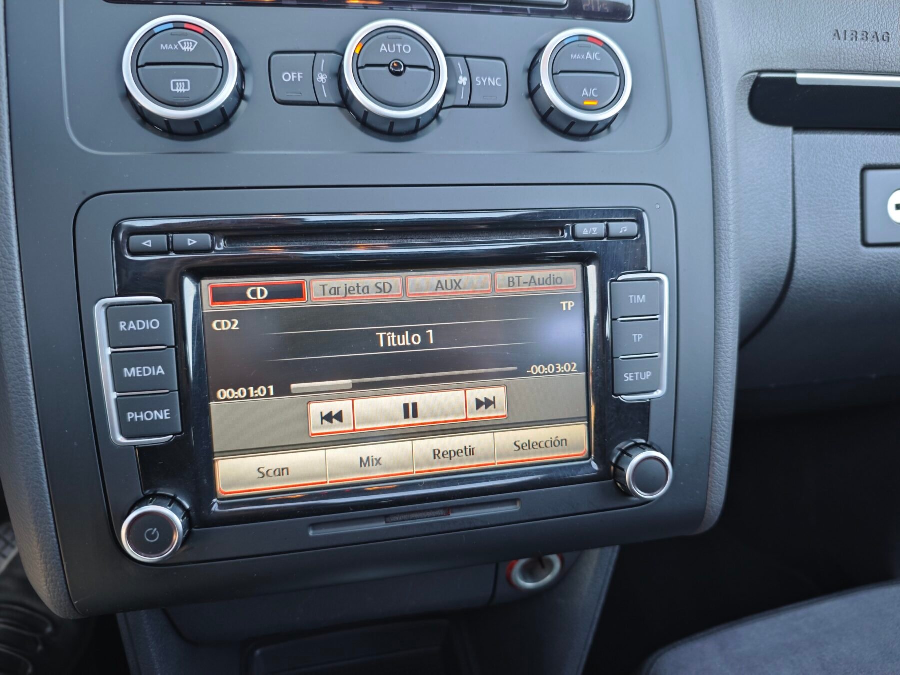 VOLKSWAGEN  Touran 2.0 TDI 140cv DSG Sport 7Plazas