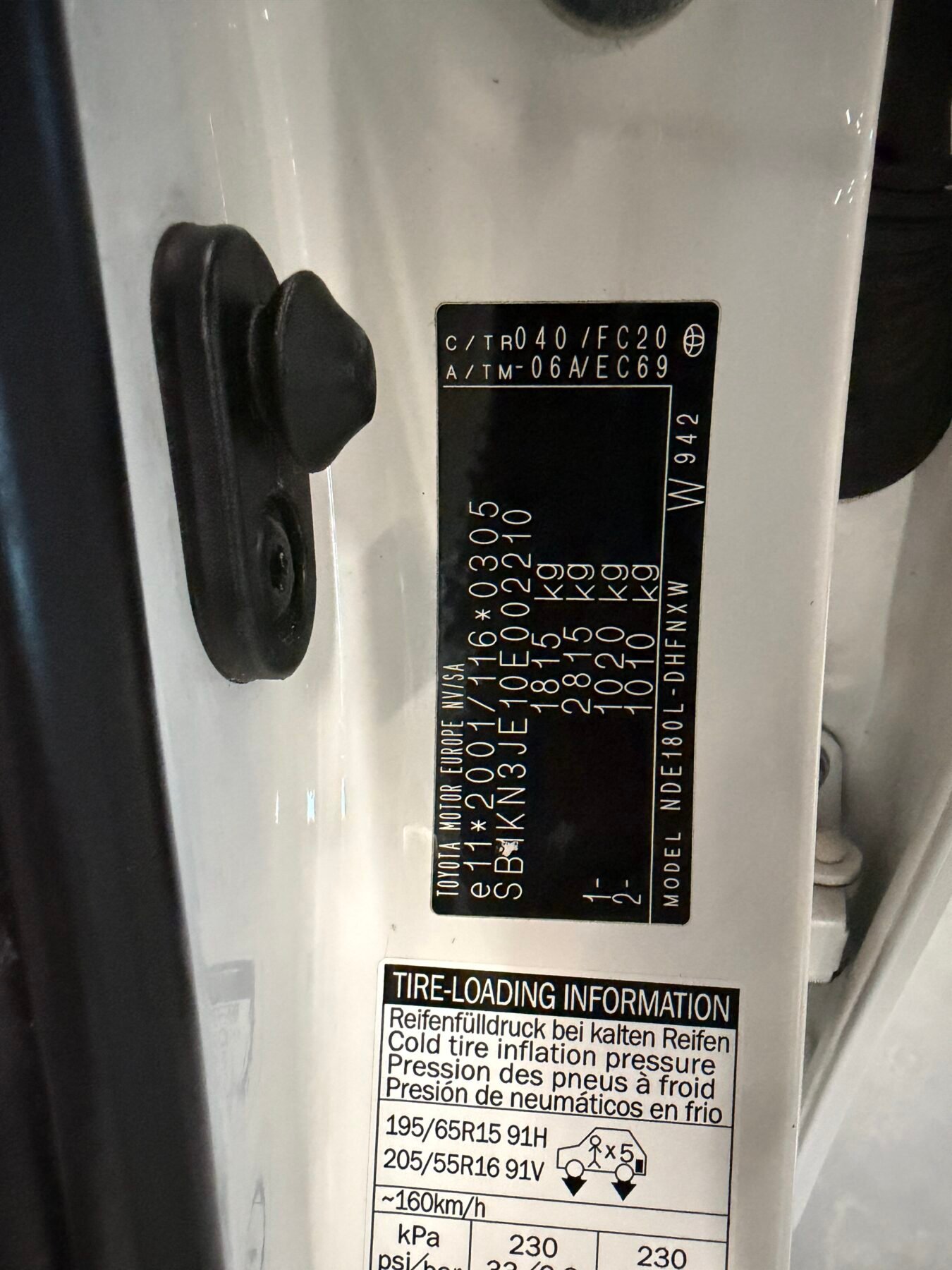 TOYOTA Auris 1.4 Diesel 90CV  Sport 4Cilindros en Linea