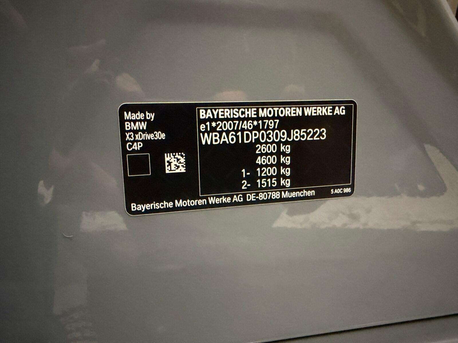 BMW  X3 xDrive30e M Paket 300CV IMPOLUTO