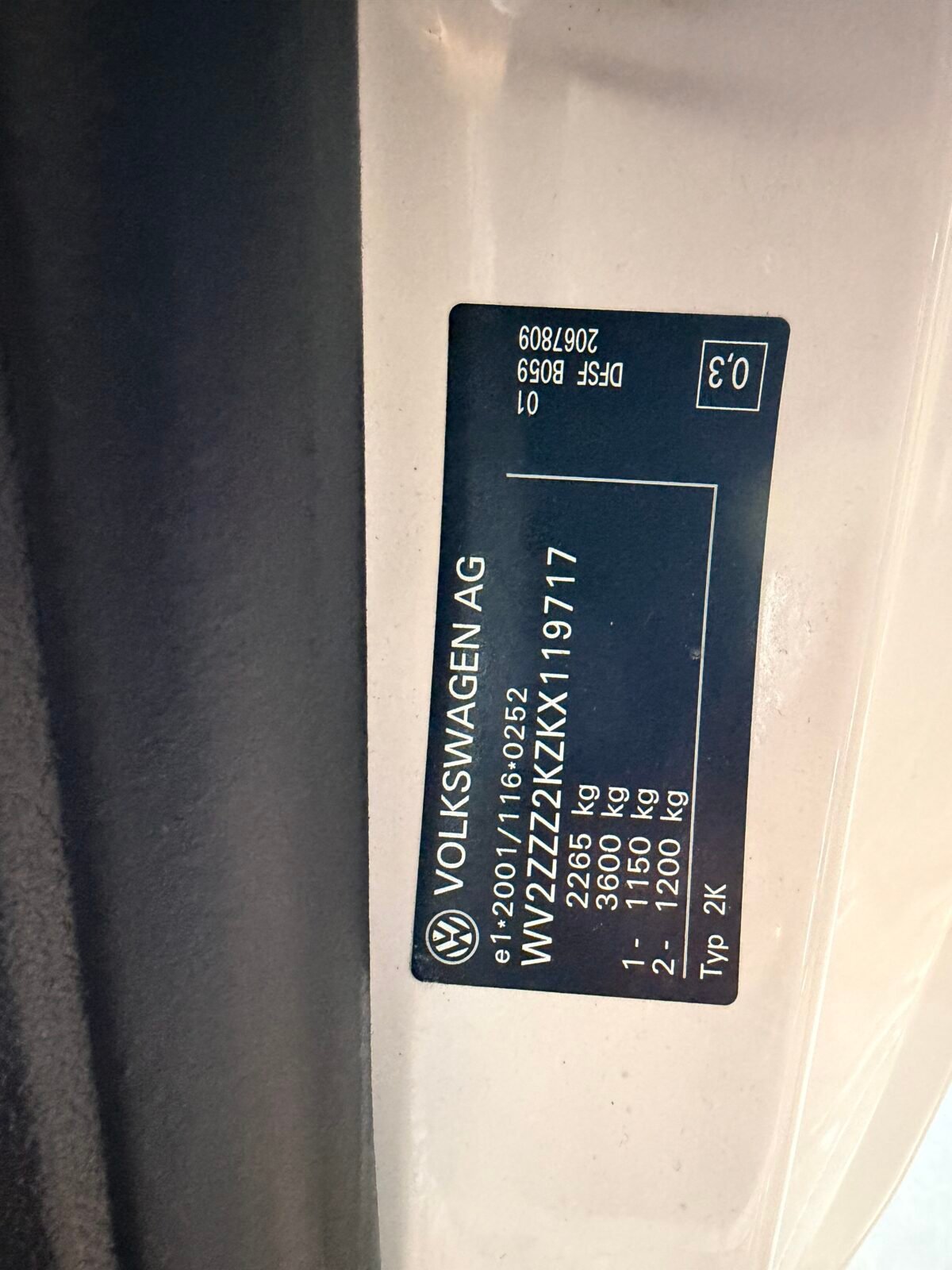 VOLKSWAGEN Caddy Origin 2.0 TDI 90CV Motor IRROMPIBLE