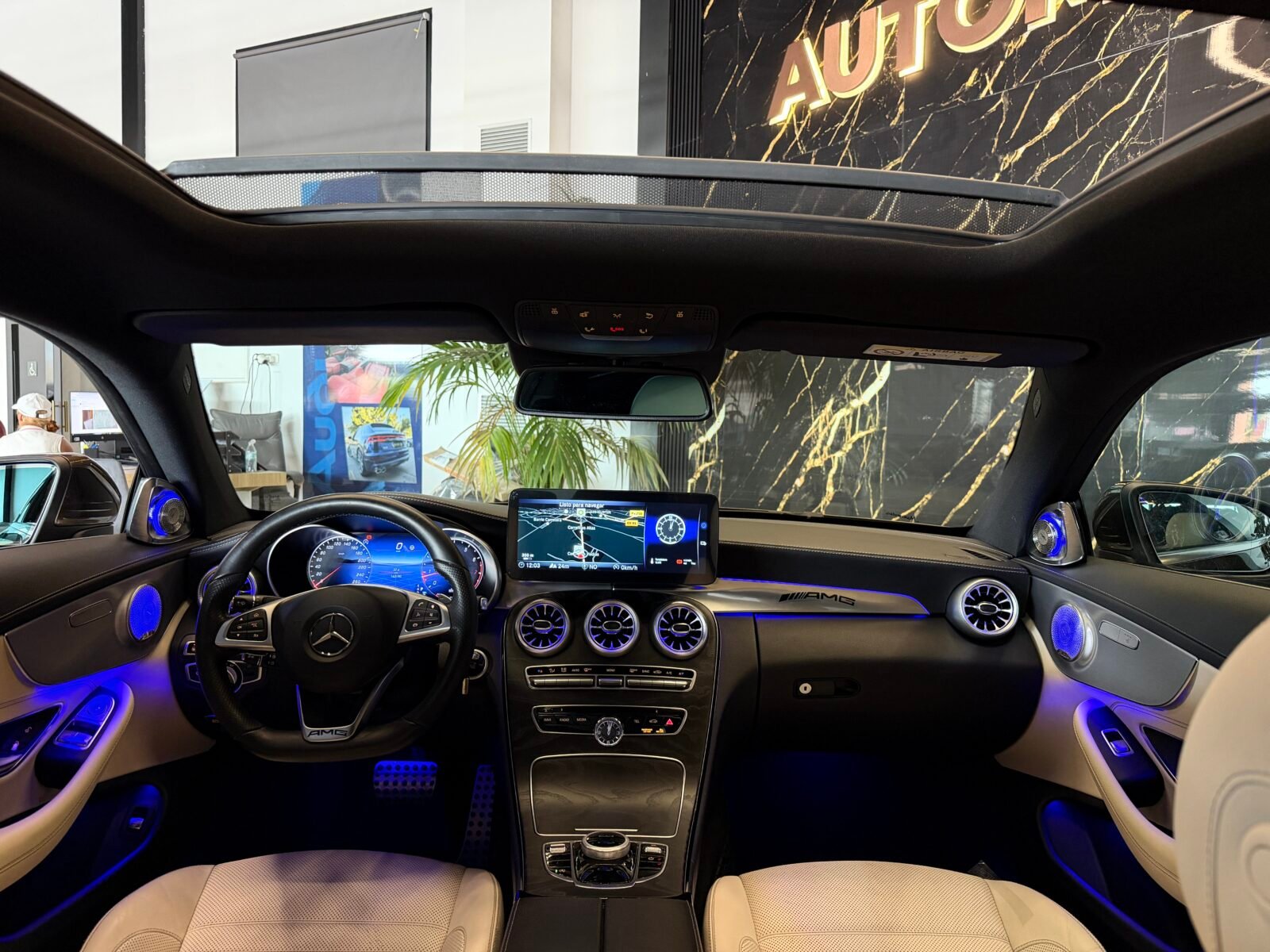 MERCEDES-BENZ C220d AMG 170CV FUL Motor MERCEDES CON CADENA