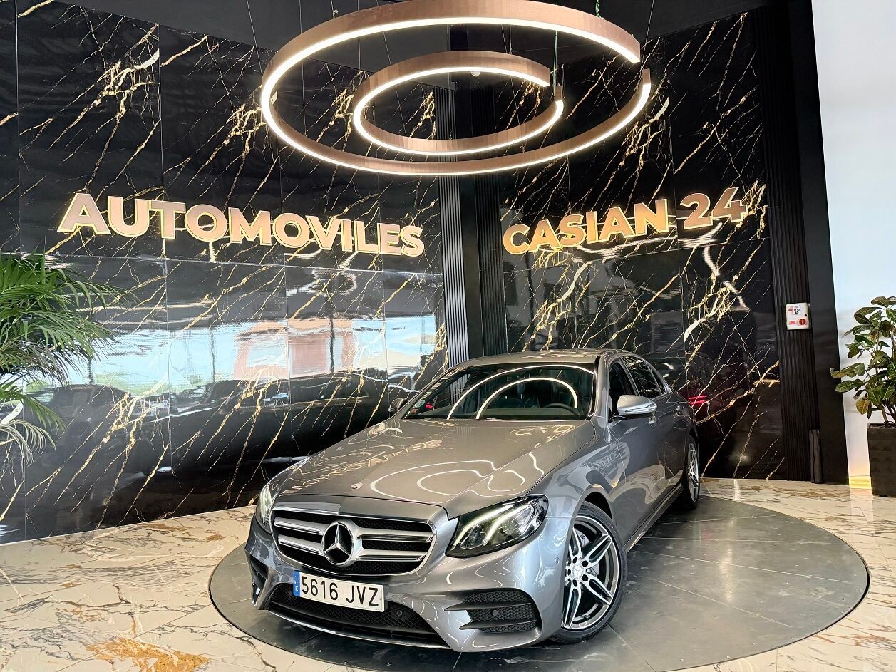 MERCEDES-BENZ E220d AMG 195CV FUL MOTOR MERCEDES CON CADENA IRROMPIBLE