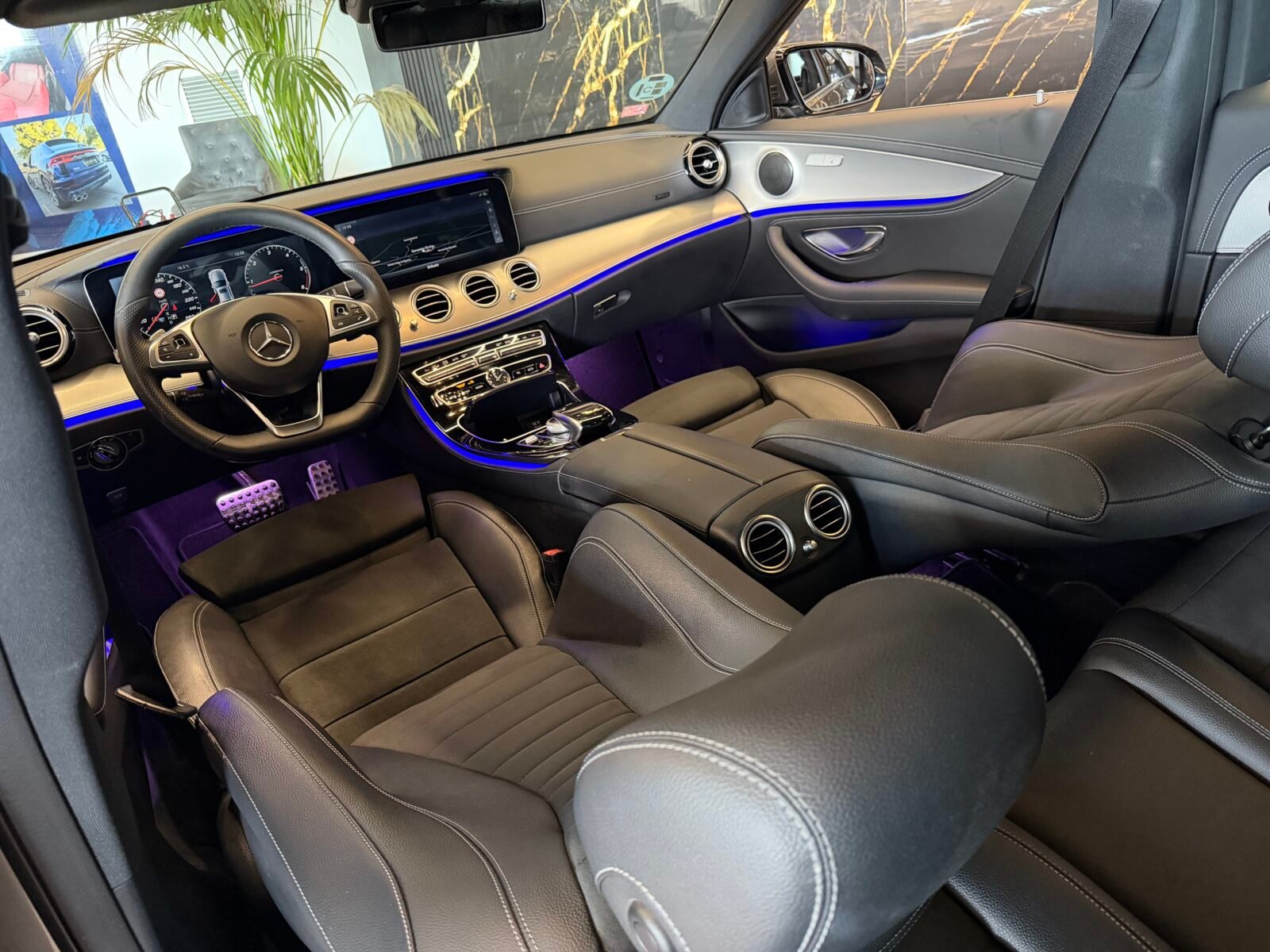 MERCEDES-BENZ E220d AMG 195CV FUL MOTOR MERCEDES CON CADENA IRROMPIBLE