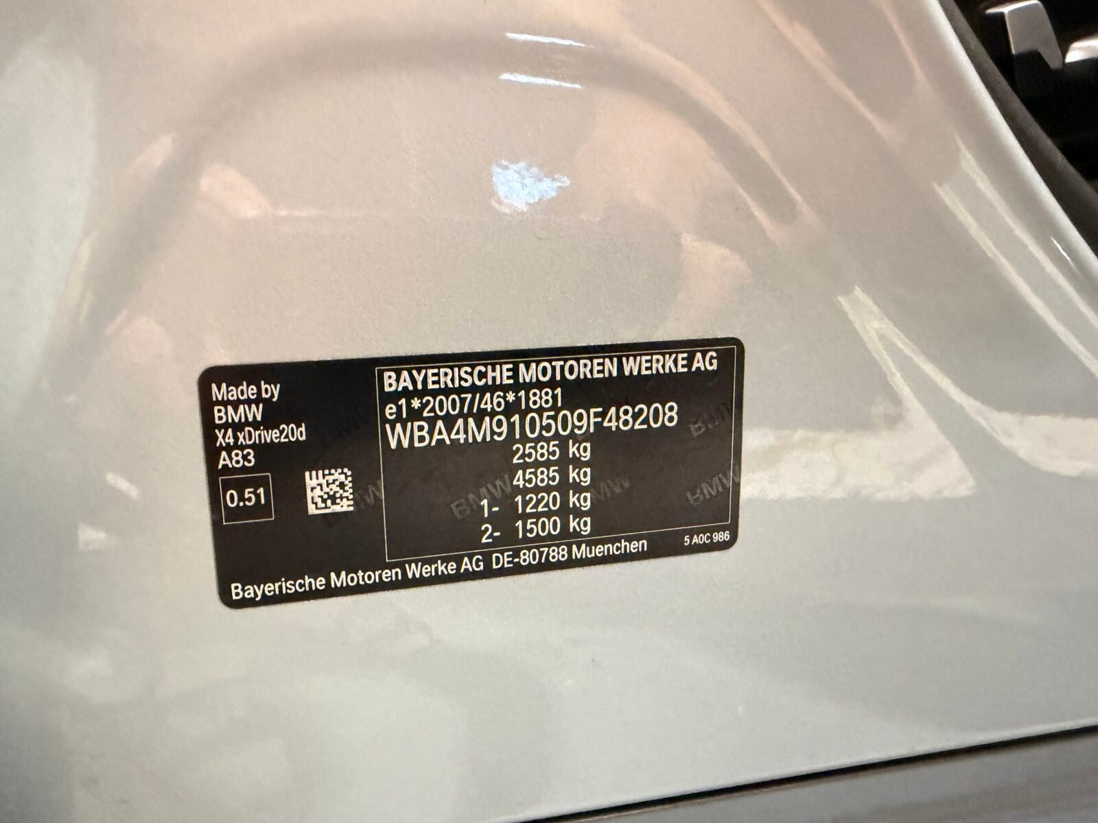 BMW X4 xDrive20d M Paket 190CV MOTOR CON CADENA IRROMPIBLE