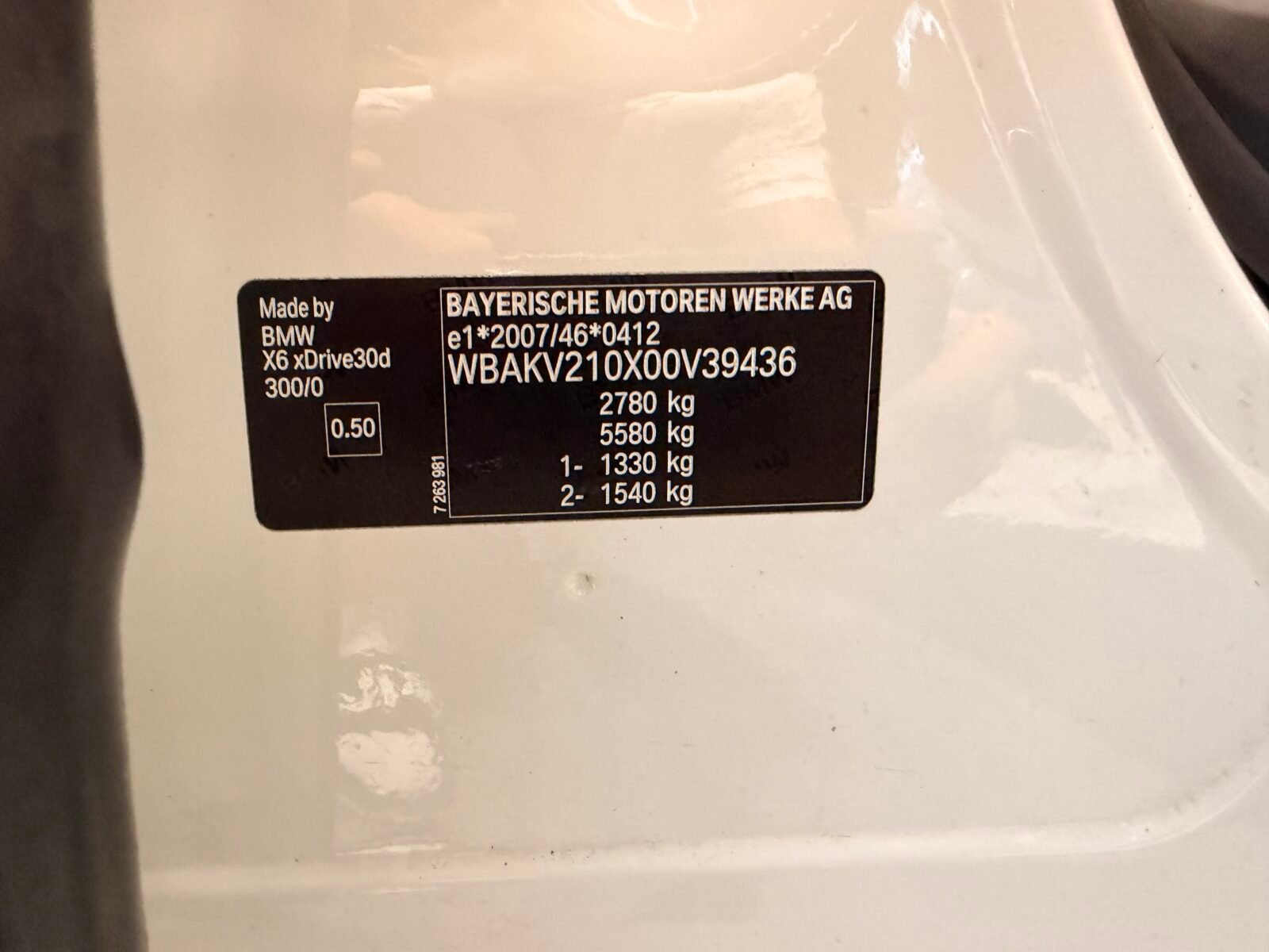 BMW X6 xDrive 3.0d M Paket 258CV MOTOR CON CADENA IRROMPIBLE