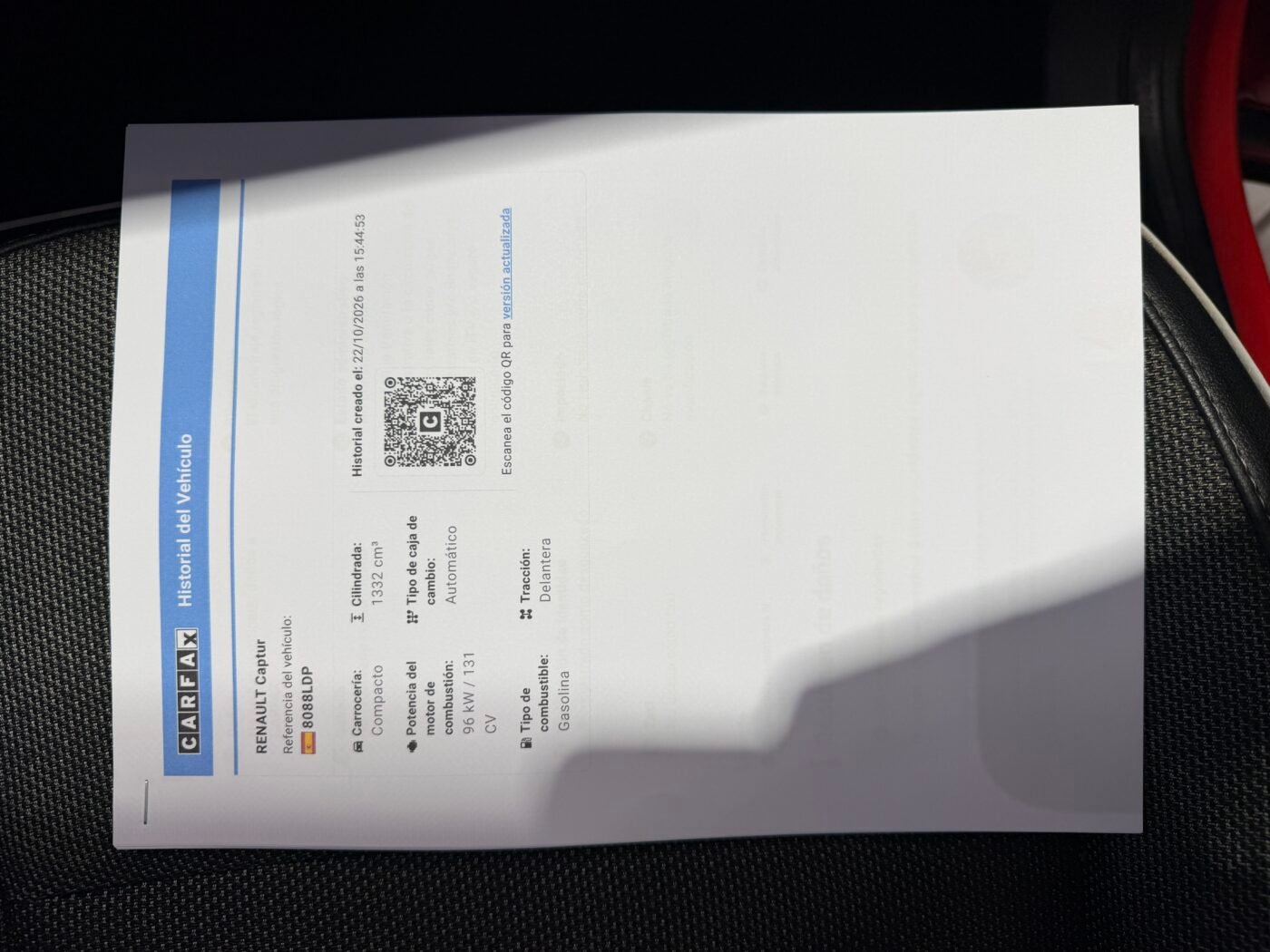 RENAULT Captur  1.3 Motor MERCEDES con CADENA IRROMPIBLE 130CV